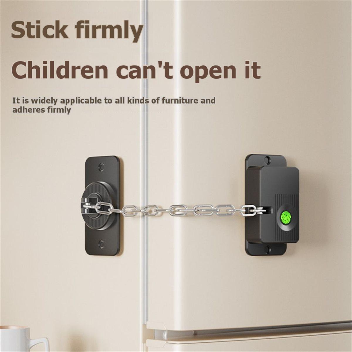 A89X Fingerprint Cabinet Lock Electronic No Drill Keyless Child Safety Drawer Lock Sliding Door Lock Security Window Lock China Mainland