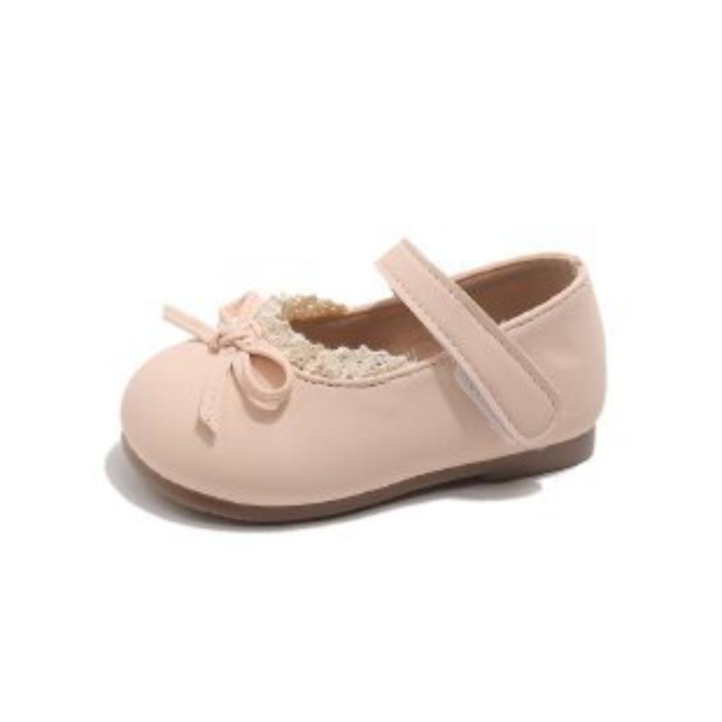 Girls' New Style Children's Soft-soled Baby Shoes with Round Soles, Single-sole Shoes