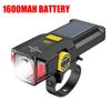 3600MAH Solar LED Bike Light Rechargeable Bicycle Light Waterproof Wide Beam for Mountain Road Bicycles Defense SOS Flashlight