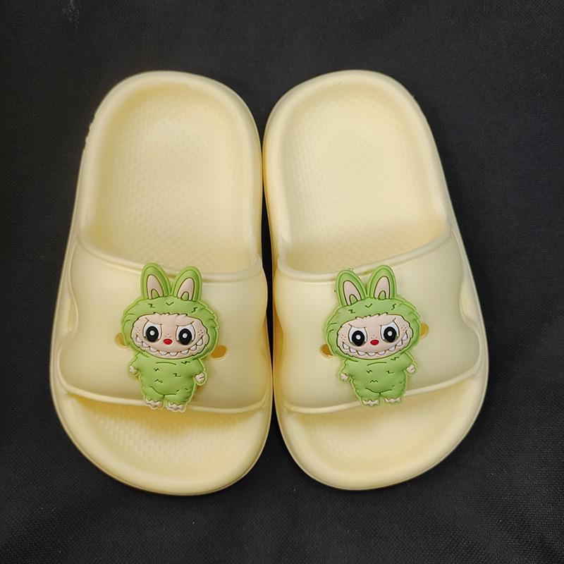 

Labubu Єва Дитячі Мультяшні Домашні Тапочки для Приміщень - Дитячі Круті Тапочки для Ванни 34-35 жовтий