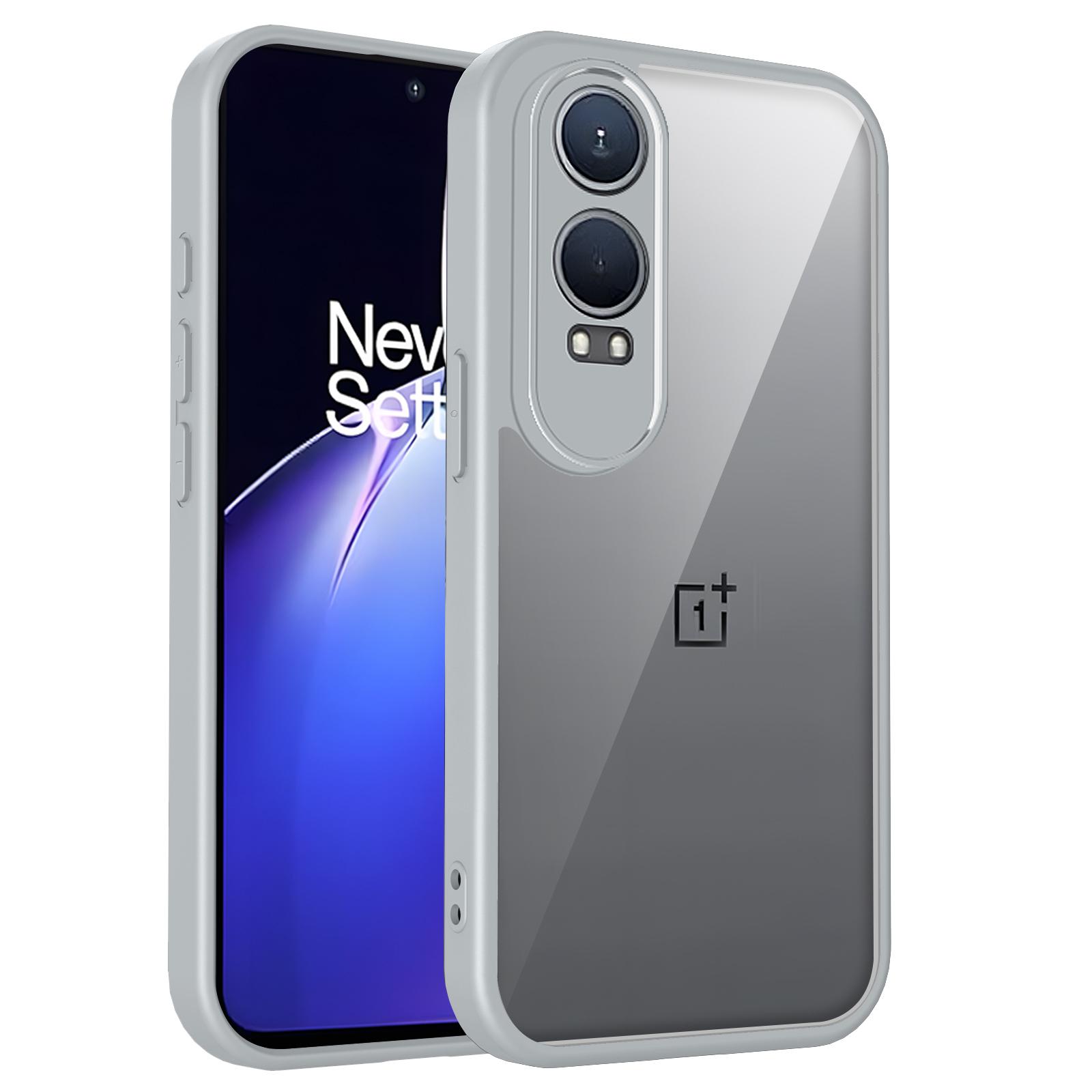 

Чехол для Oneplus Nord CE 4 Lite CPH2621 с воздушной подушкой, противоударный силиконовый бампер, прозрачная задняя крышка, жесткий чехол для Oneplus Nord CE4 Lite Pc + tpu&OnePlus Nord CE4 Lite серый