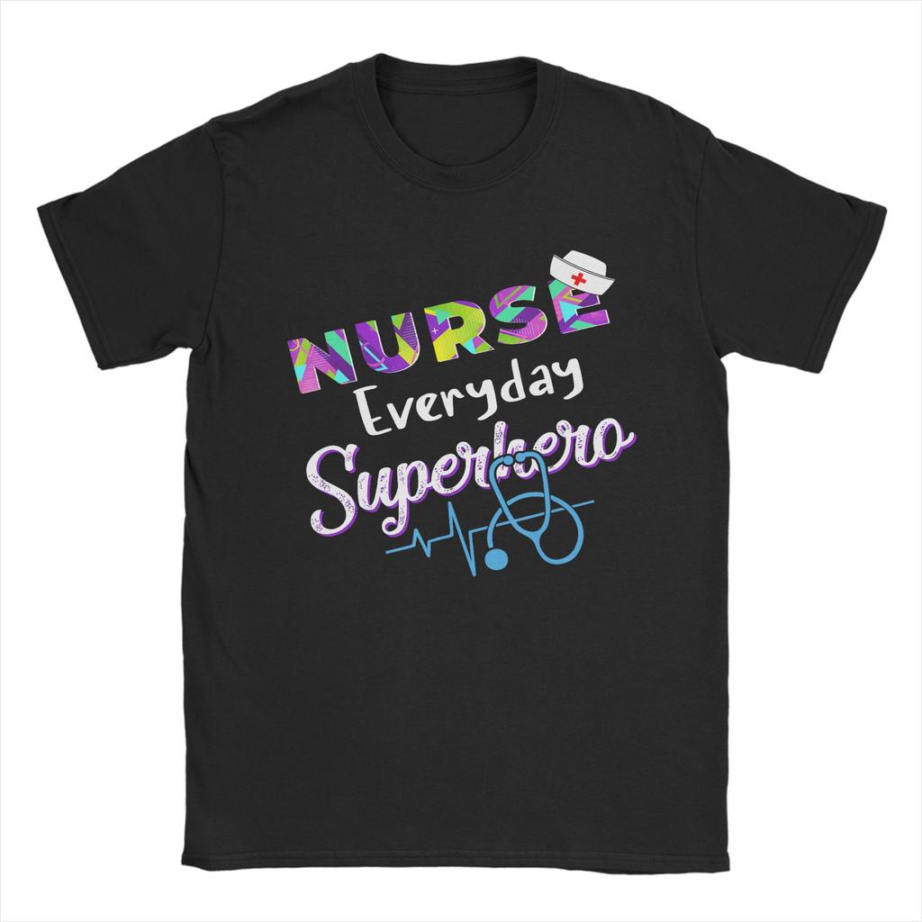 Best School Nurse T Shirt for Unisex Unisex 100 Cotton for Male TShirts Round Collar Nurses Day Tee Shirt Short Sleeve Printing