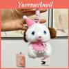 Soft And Cuddly Plush Puppy Keychain Pendant Cute Cartoon Dog Figurine For Gifts