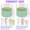 SW 40oz/30oz Silicone Cup Bottom Cover for Stanley Adventure Quencher Tumbler for IceFlow Flip Straw Water Bottle Sleeve 7.5/7CM Cup Holders 5