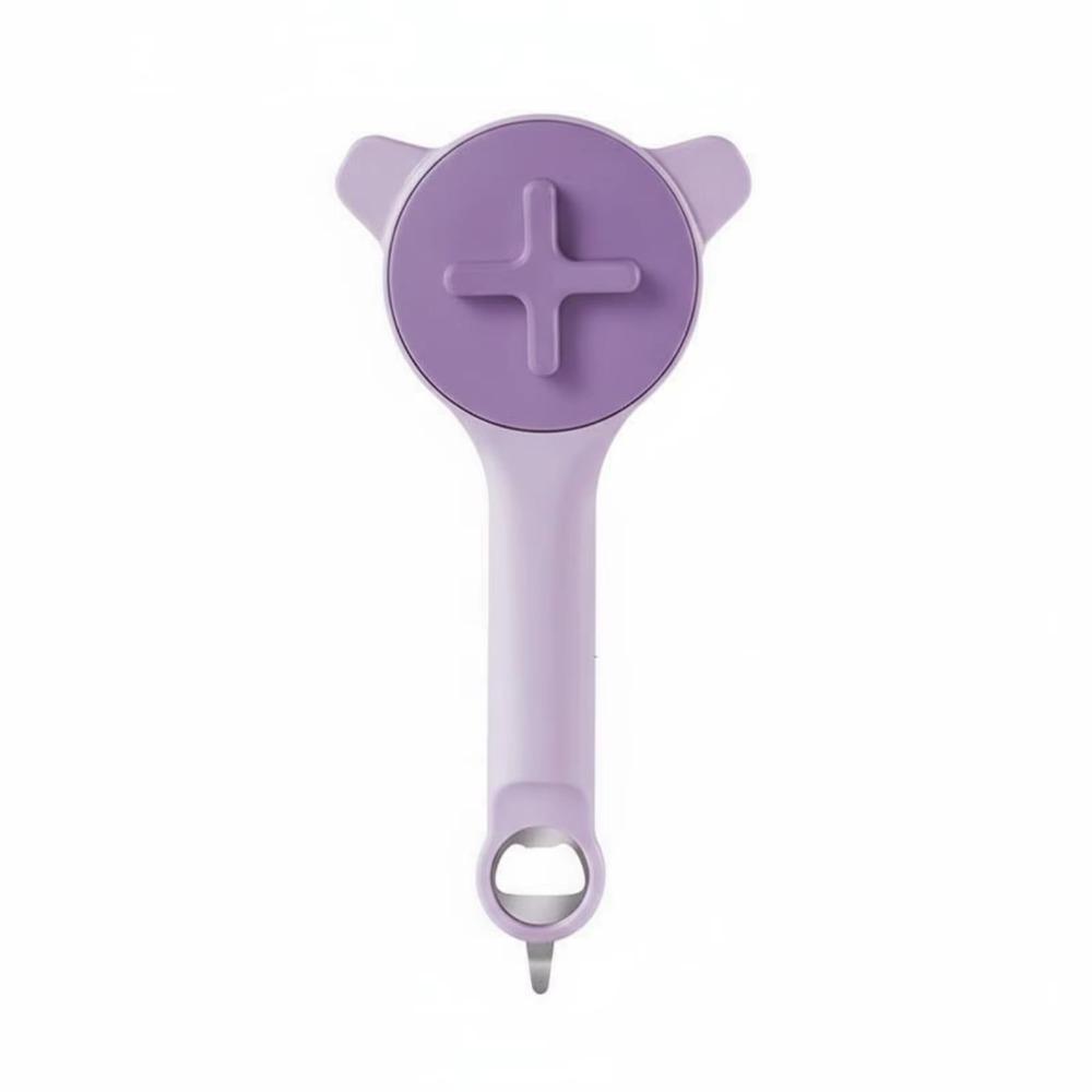 

Manual Multi-Function Opener Tool Non-Slip Grip Labor-Saving Bottle Opener Can Tapper Daily Use фиолетовый