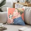 Anime KKento Nanami Throw Pillow Covers Pattern Cushion Cover Suitable For Sofa Bedroom Car Pillow Cover