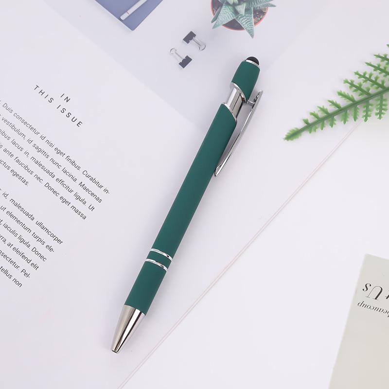 

Spot Metal Ballpoint Pen with Aluminum Barrel and Capacitive Touch Tip – Customizable Logo Gift Pen Bullet Type 1.0