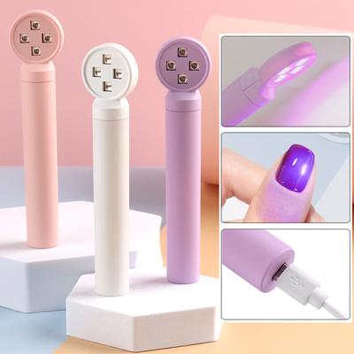 UV LED Nail Dryer Portable Mini Handheld Nail Lamp USB Interface Travel-friendly Nail Lamp for Gel Nail Cure