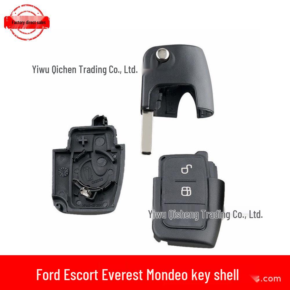 Ford Key Shell for Focus, Fiesta, EcoSport, Mondeo, Max - Folding Remote Key Case