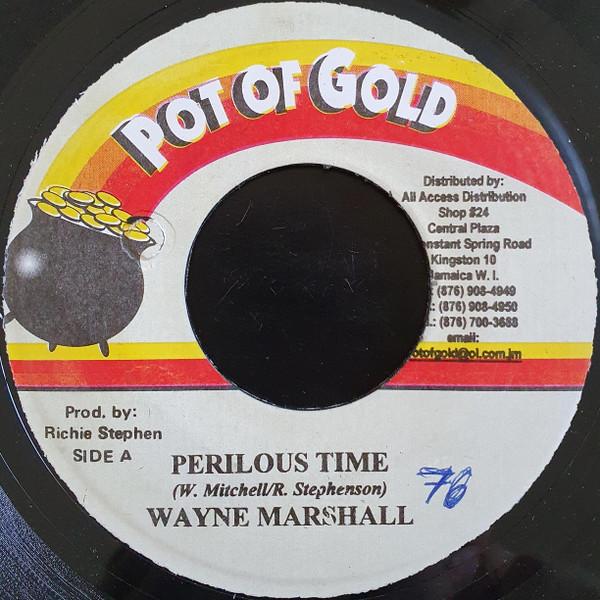 

7-дюймовая пластинка WAYNE MARSHALL - Perilous Time НИКАКОЙ Pot Of Gold 2002 Ямайка Регги, Ска и Даб Б/У