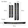Car Door Sill Sticker Carbon Fiber Decal Threshold Side Anti Scratch Waterproof For Chevrolet CRUZE Spark Captiva Epica Optra