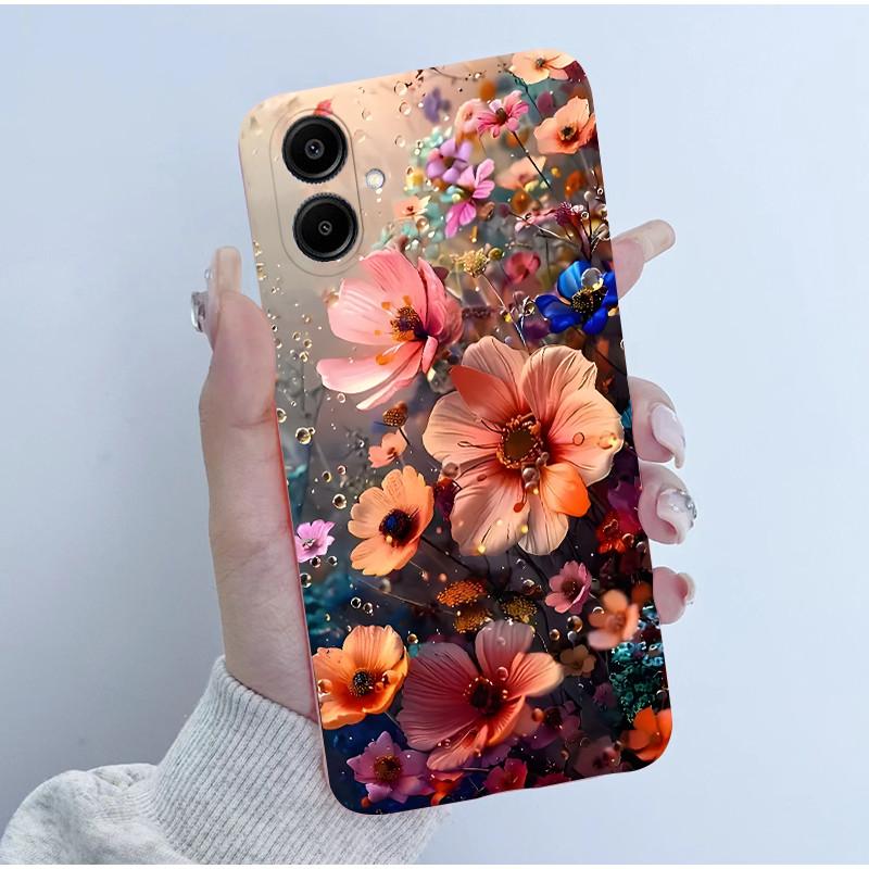 For Samsung Galaxy A06 Casing A065 SM-A065F A06 4G GalaxyA06 Cover Cute Astronaut Panda Flowers Pattern Candy Soft Silicone Case