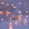 1PC Glamorous Tulip String Light DIY Flowers LED Fairy Lamp Battery Powered Warm White For Home Wedding Romantic Holiday Decor