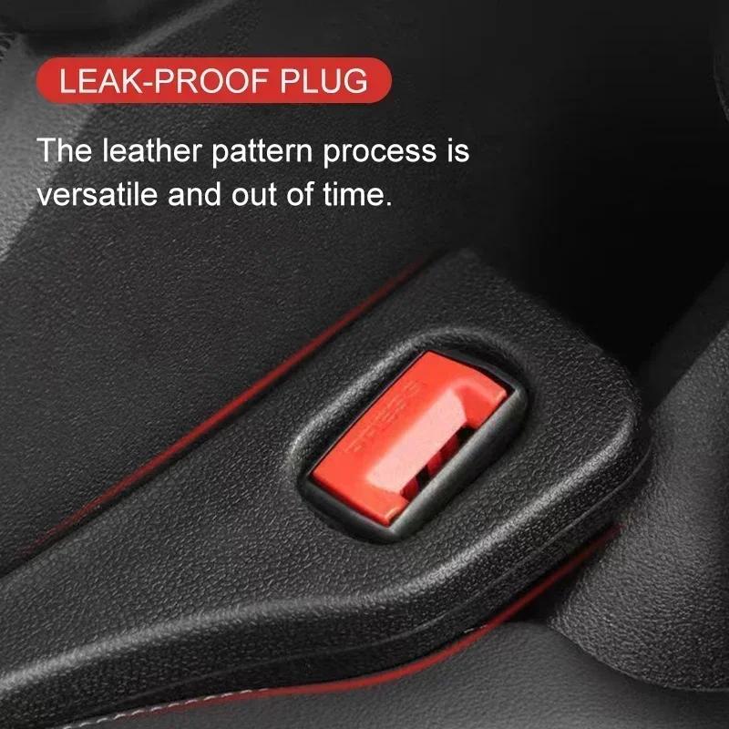 2pcs Car Upholstery Car Seat Seam Plug Seat Card Seam Leak-proof Strip Car Accessories for Toyota GR TRD Corolla Yaris Chr Auris Avensis T25