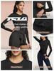 Sports Long Sweat Quick Crew Body High Compression Compression Running Pilates All Yoga [Tesla] Bodysuit, Innerwear, Sleeves, Women's, [Stretchable,