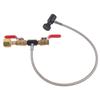CGA-320 CO2 Cylinder Refill Adapter with Hose For Filling Soda Tank 24" Without Gauge