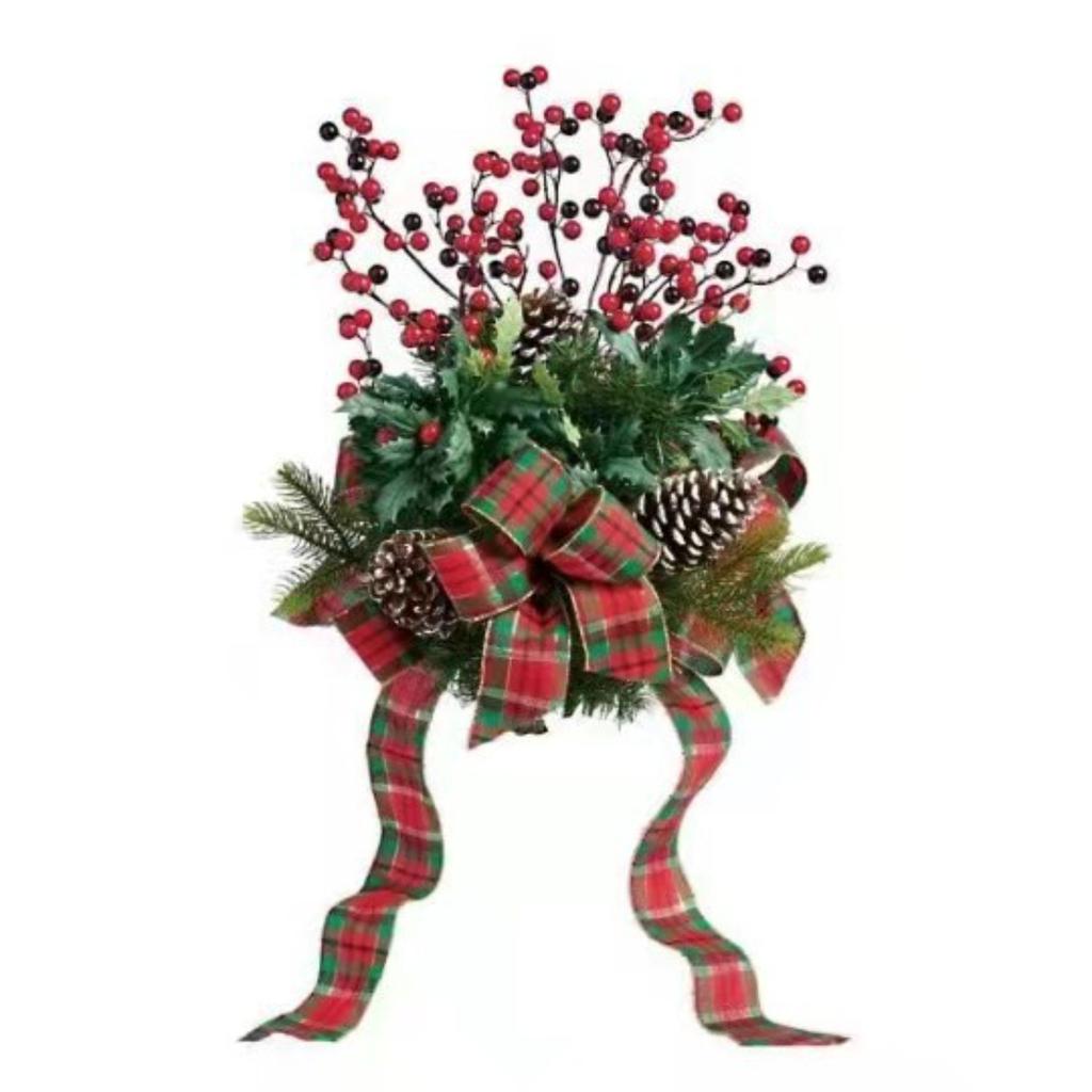 Christmas Tree Decoration, Red Fruit Top Hat Decoration, Christmas Decoration