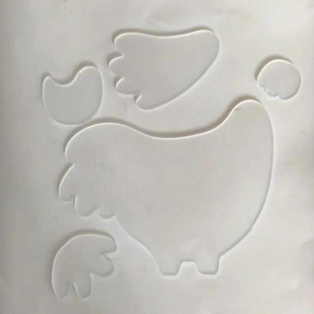 Acrylic Transparent Quilting Rulers And Templates Diy Hand Patchwork Chicken Templates Diy Patchwork Accessories Sewing Pattern