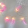 Christmas Tree Garlands 2M 10 Led Feather String Lights Wedding Party Decoration Christmas Decorations For Home Decor
