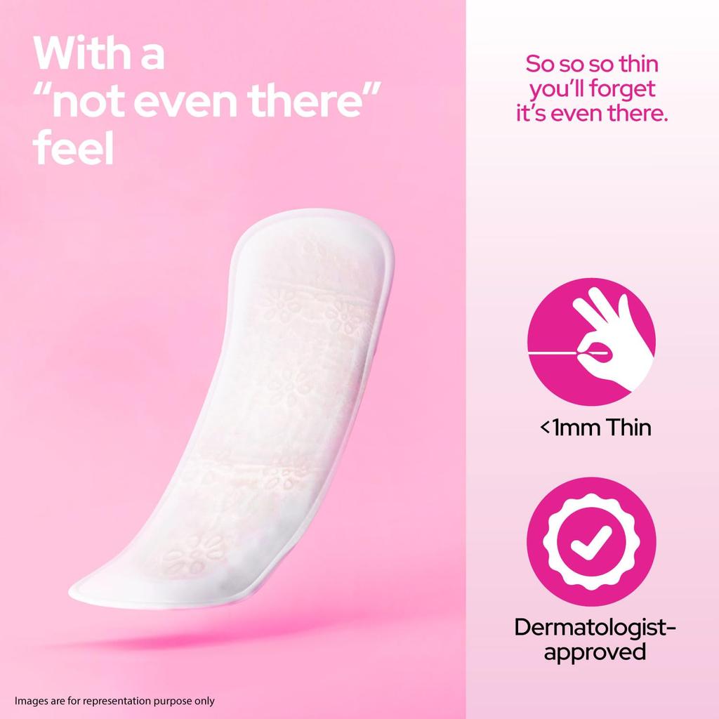 i-Activ Daily Panty Liners For Women | 60 Ultra Thin Cotton Soft Liners  | Breathable Hygiene Pads For Freshness And Comfort