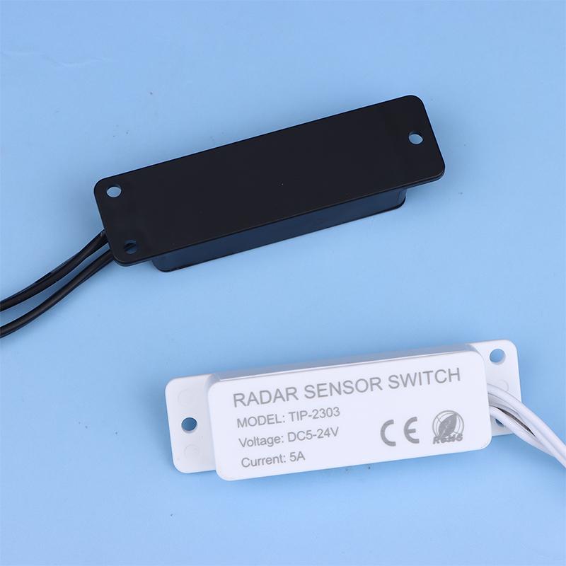 Dc 5-24V 5.8G Microwave Radar Sensor Switch Controller Human Body Induction Switch For Pwm Led Monochrome Bar Light
