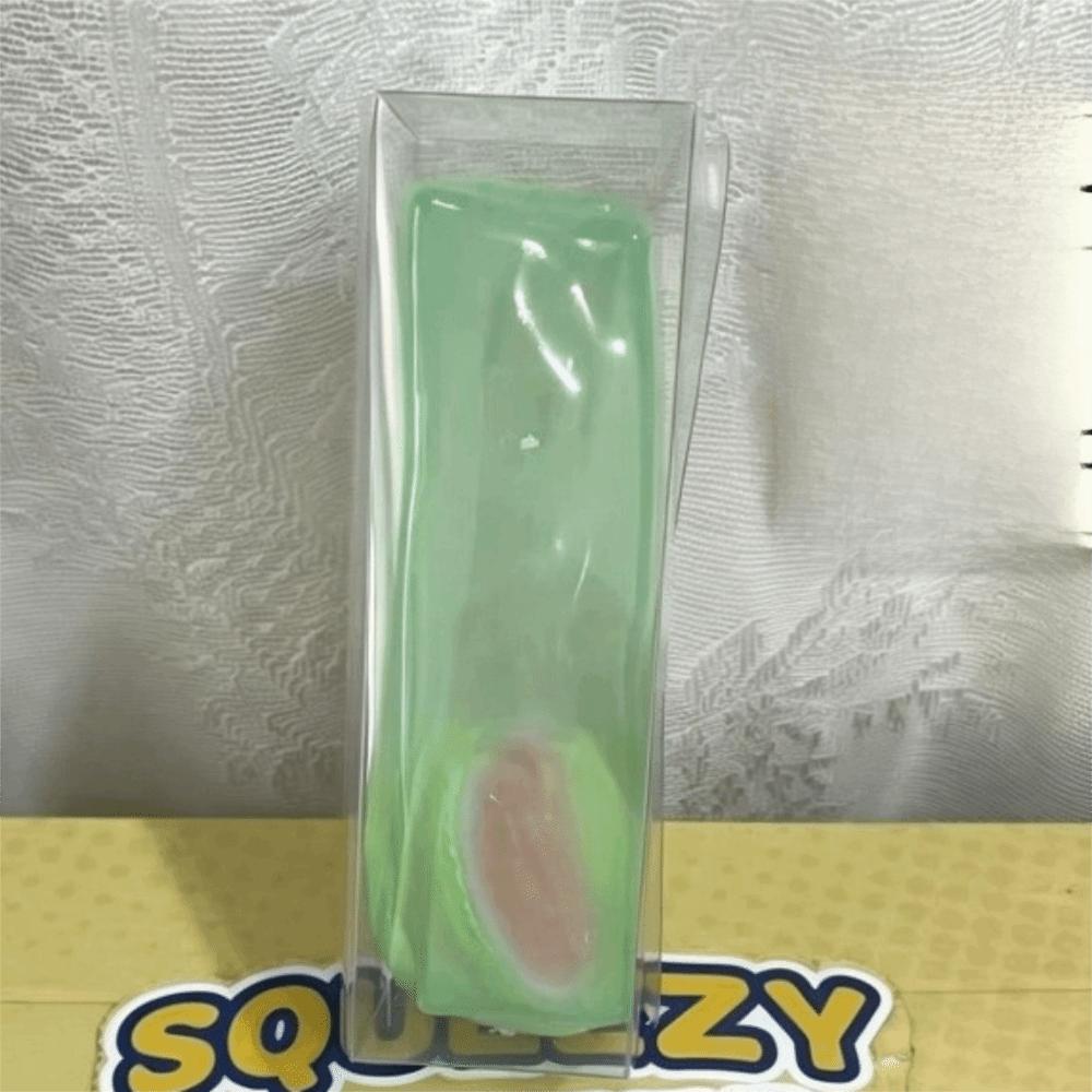Transparent Reduce Pressure Toy Kawaii Fruit Ice Cube Squishy Toy Fruit Ice Cube Toy Desk Decor