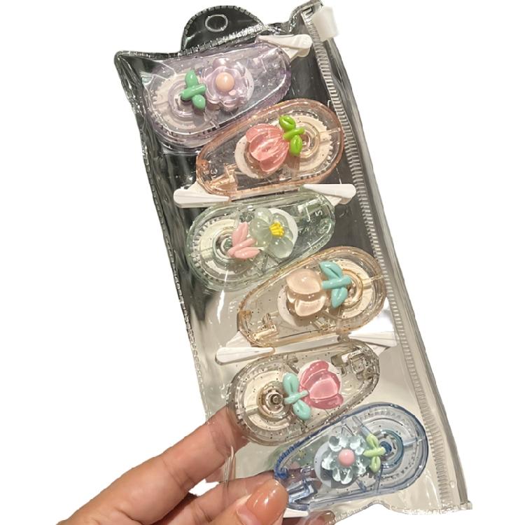

6Pcs White Out Correction Tape for School and Office Supplies 19.68ft Each Correction Tape Roller for Notebook Planner