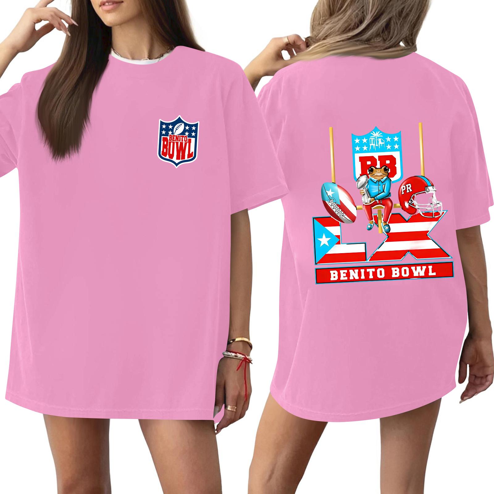 

Жіноча повсякденна футболка з коротким рукавом та принтом літер L рожевий