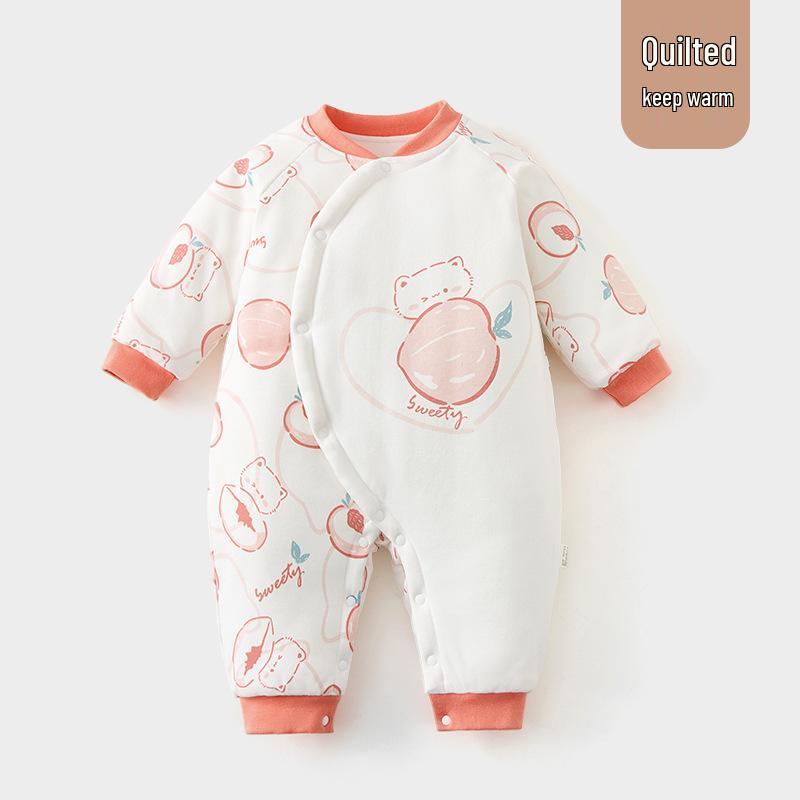 Newborn Winter Padded Romper - Extra Warm 120g Cotton for Outdoor