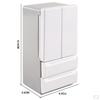 Kitchen Fridge Freezer, Mini Model Scenery Supplies, Simulation Refrigerator for Living Room, Home,