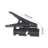 Long Last ABS Material Solid Clip Black Headphones Wire Clip for Managing Earphone Wire User Friendly Cord Holder