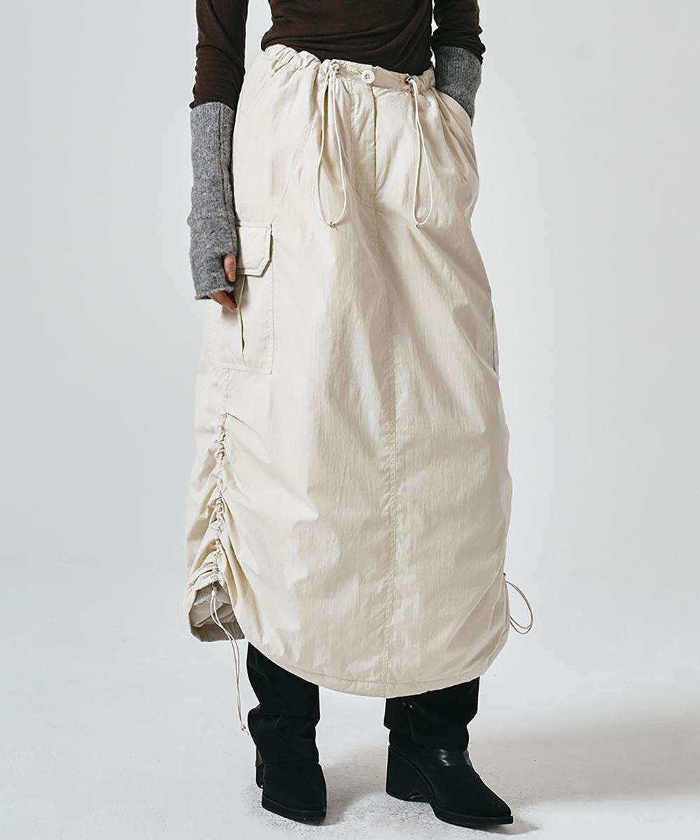 Noir For Woman Padded Parachute Skirt