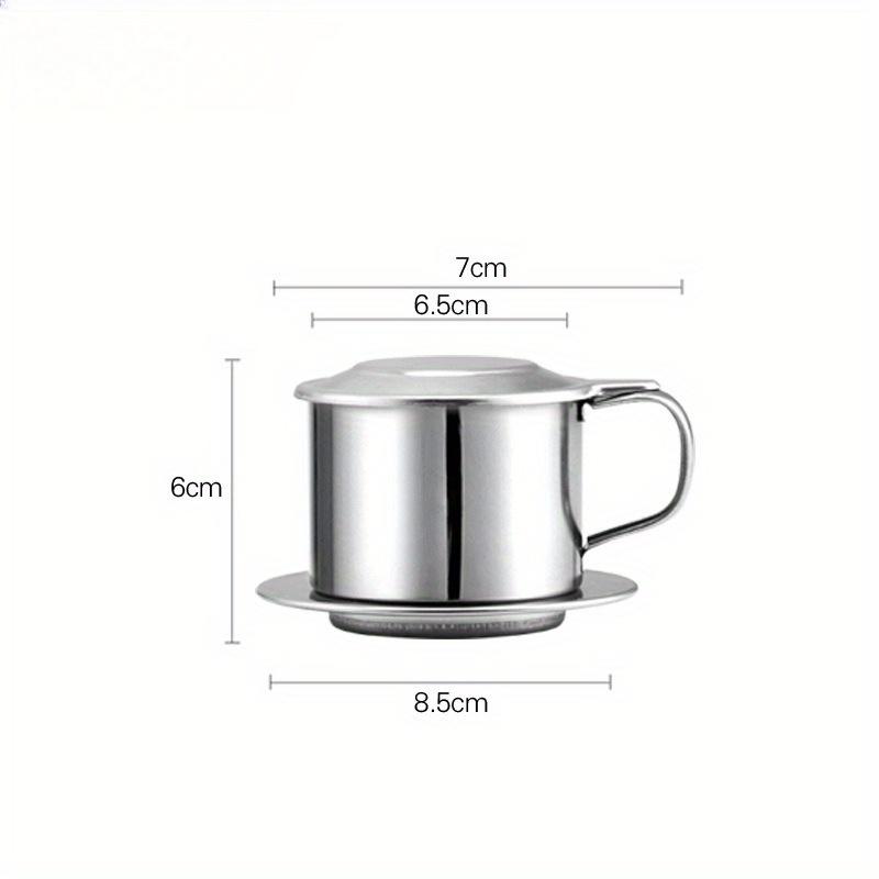 Acciaio Inossidabile Caffè Gocciolamento Filtro Maker Pentola Infusore Tazza Stile Vietnam Tazza Mug Colino Strumenti per Caffè