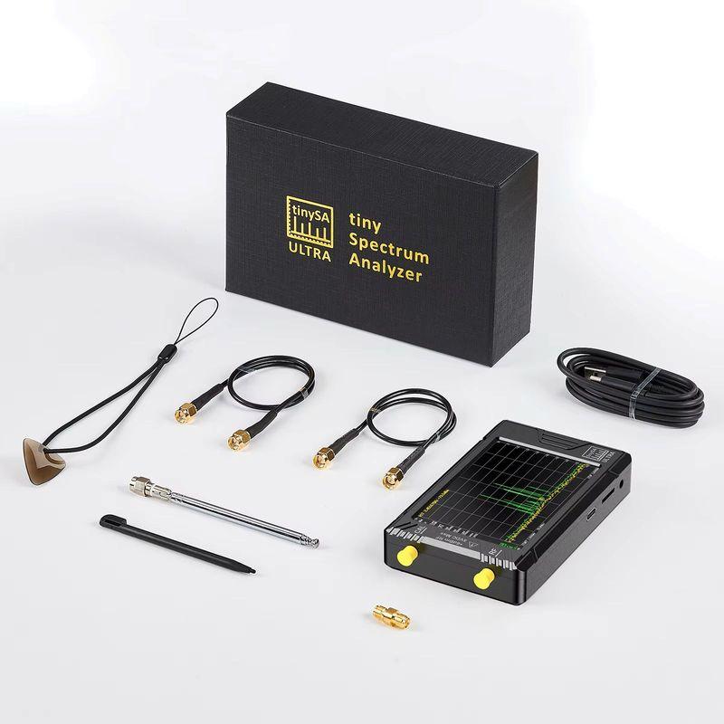 TinySA Ultra - 4 Inch Handheld Spectrum Analyzer 100kHz-5.3GHz RF Signal Generator With 32GB Card Type-C Portable RF Analyzer