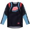 RS Taichi Troy Lee Designs Enduro SE Pro Air Jersey, TDU231, Swarm Black/Smoke, Long Sleeve, Breathable Mesh, Off-Road, Long Sleeve, Size XL