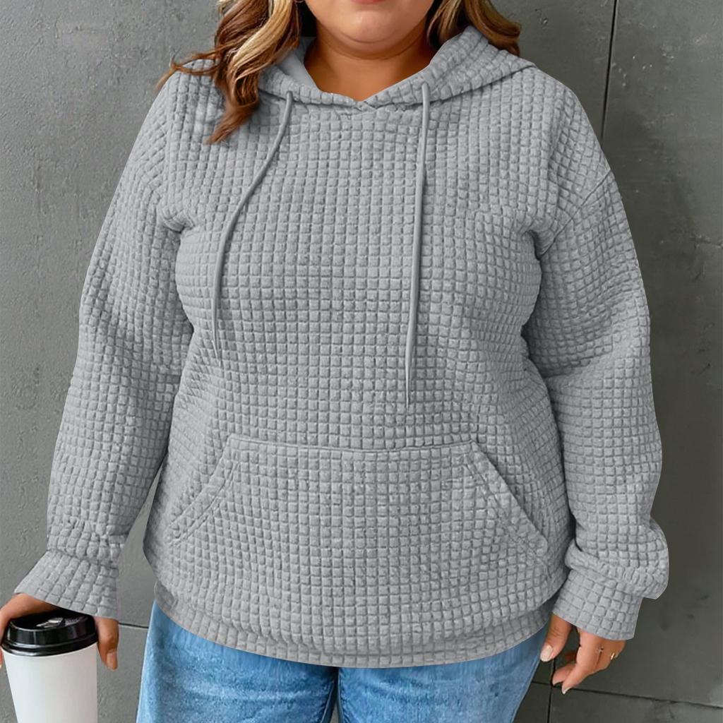 Women's Hoodies Long Sleeve Casual Drawstring Sweatshirts Pullover Pockets Tops