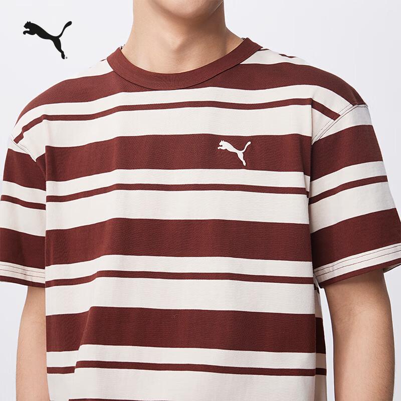 PUMA American Retro Striped Short-Sleeve T-Shirt