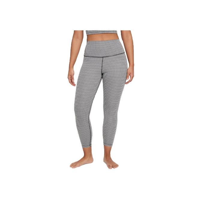 

Nike Женские капри для йоги с высокой талией в клетку, черные DA1093-133 XS