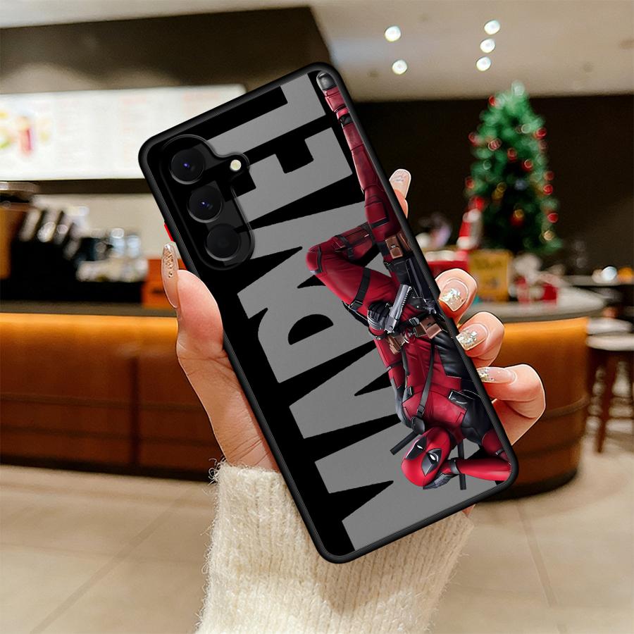Case for Samsung Galaxy A52S A72 A54 A56 A55 A35 A17 A52 A73 A33 A34 A36 A53 A16 A15 A14 A23 Phone Cover Marvel Deadpool