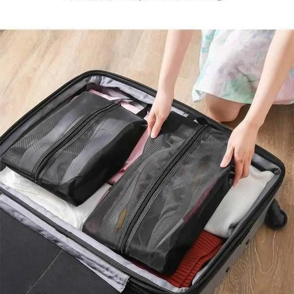 1PC Travel Shoe Bags, Resistant Sturdy Zipper, Shoes Storage Bag, Shoes Packing Organizer, Unisex Shoe Pouch for Home Storage