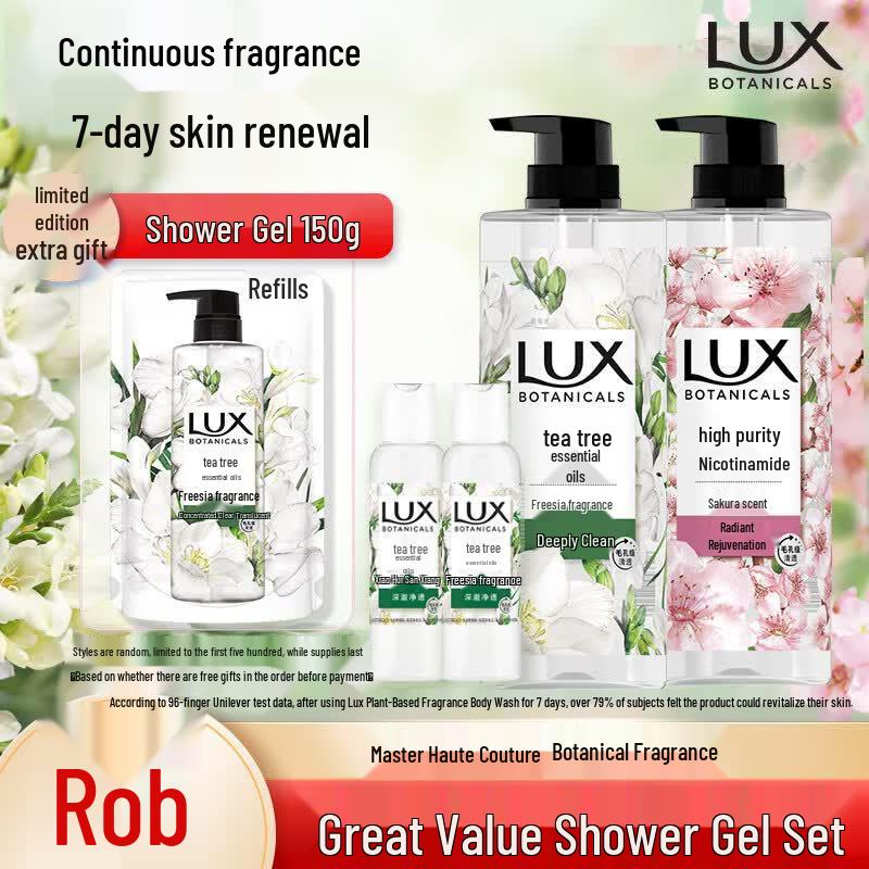 LUX Botanical Essential Oil Scented Body Wash