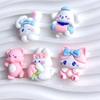 Cute Resin Accessories For Diy Jewelry Making Cartoon Animals Cream Gel Phone Case Creative Fridge Magnet