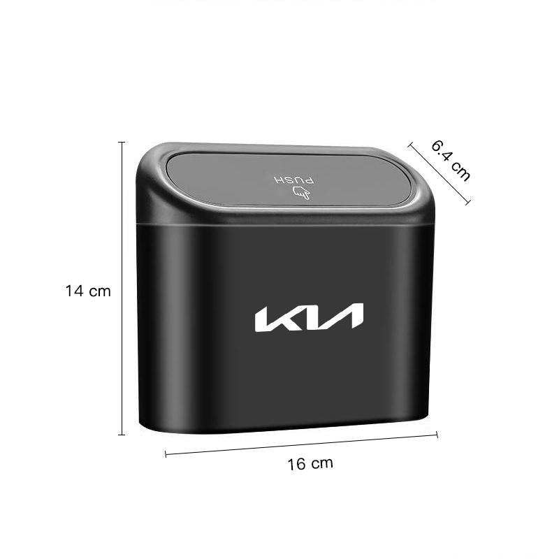 Papelera de Basura para Coche Contenedor de Basura Caja de Almacenamiento Para KIA EV6 EV9 Stinger RIO Sorento Picanto Ceed K5 Niro Soul Sonet Forte Cerato