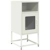 VidaXL Bedside Table White 36x39x78 Cm Cold-rolled Steel, Side Table, Bedside Cabinet, Side Table for 853415