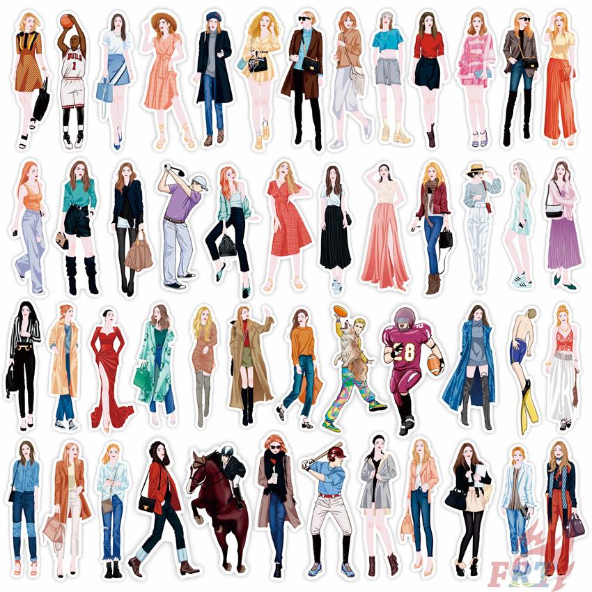 

72 шт./набір Модні наклейки для сучасних дівчат і спортивних хлопчиків своїми руками