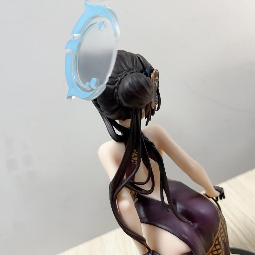 20CM Kneeling Blue Archive Ryuge Kisaki Hermit Girl Figure Hard PVC Anime Action Toy Adults Collection Model Doll Gift