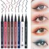 Profesjonalne Szybkoschnące Gładkie Wodoodporne Kredki do Eyelinerów Oczy Brązowy Czarny Kolor Pigmenty Płynny Pisak do Eyelinerów Narzędzia do Makijażu