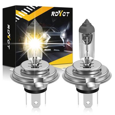 H4 Halogen Bulb 3200K Headlight Fog Lamp 60/55W Genuine Replacement Pack of 2