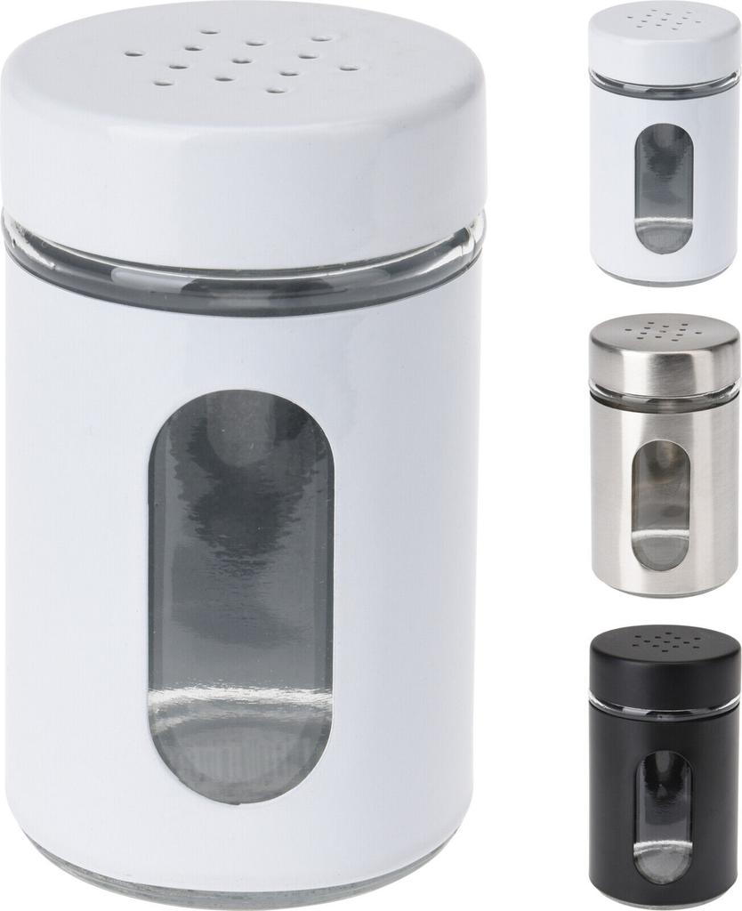 Steel salt and pepper seasoning