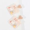 Korean version of fresh and sweet less wind earrings ins cute cartoon bunny oil painting resin acrylic stud earrings